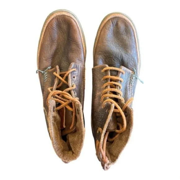 SATORISAN Men's Hida Spitfire Stone
Brown Shabby Leather Boot. - Picture 9 of 13